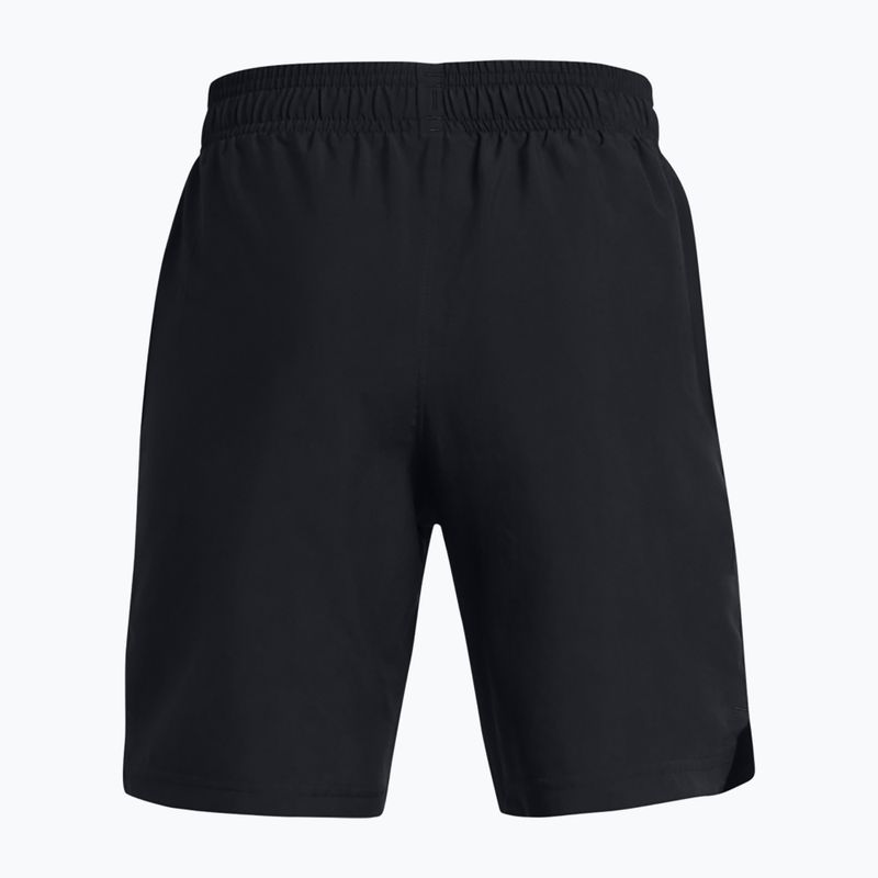 Pantaloncini da allenamento per bambini Under Armour Woven Wordmark black 2