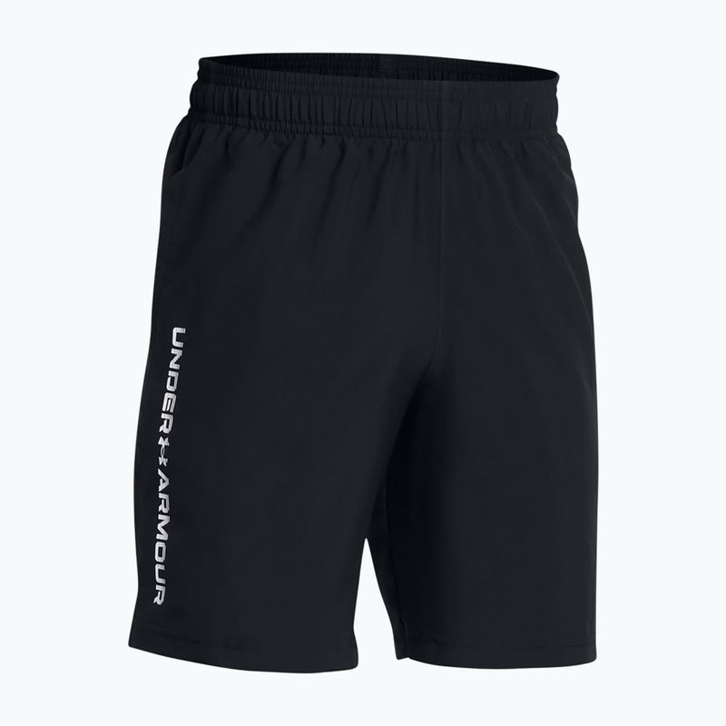 Pantaloncini da allenamento per bambini Under Armour Woven Wordmark black 3