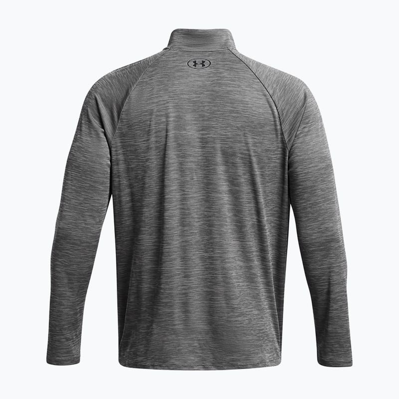 Felpa da uomo Under Armour Tech Textured 1/2 Zip LS castlerock/black 2