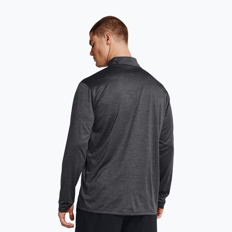 Felpa Under Armour Tech Vent 1/2 Zip da uomo, color castano/nero 2