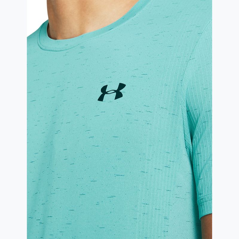 Maglietta Under Armour Vanish Seamless da uomo, turchese radiale/idro-teal 4