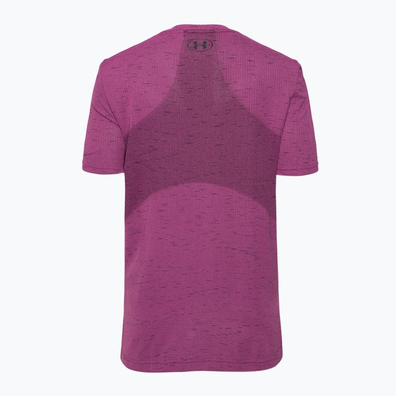 Maglietta Under Armour Vanish Seamless uomo rosa astro/nero 2