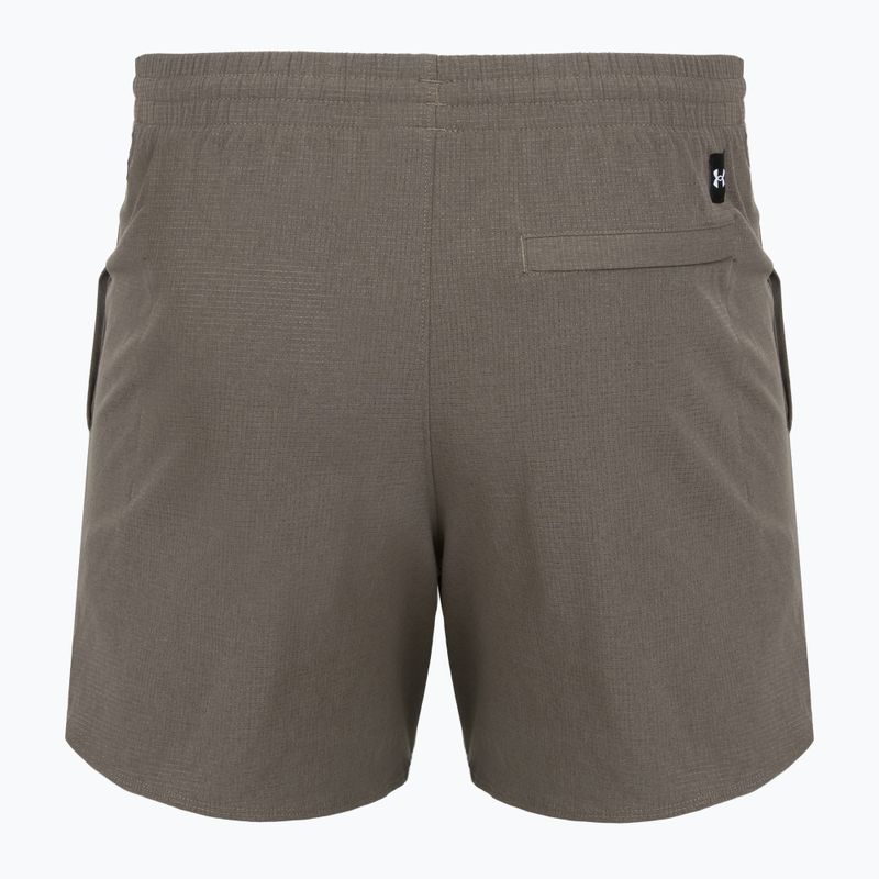 Pantaloncini da allenamento uomo Under Armour Project Rock Camp brown 2