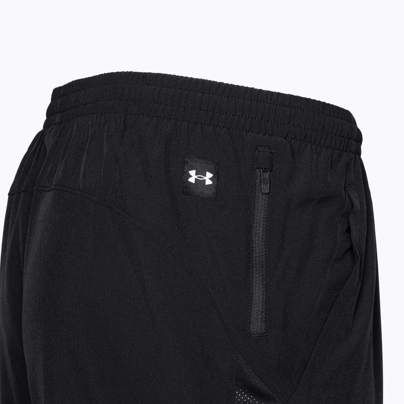 Pantaloncini da allenamento Under Armour Project Rock Ultimate 5" da uomo, nero/bianco 3