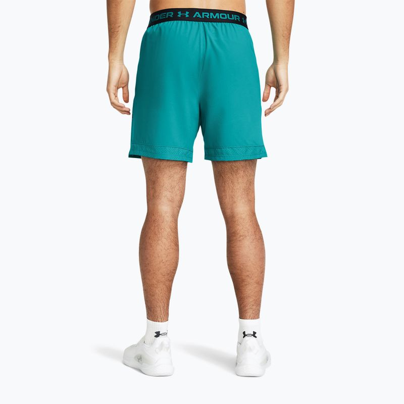 Pantaloncini da uomo Under Armour UA Vanish Woven 6in Graphic circuito teal/hydro teal 3