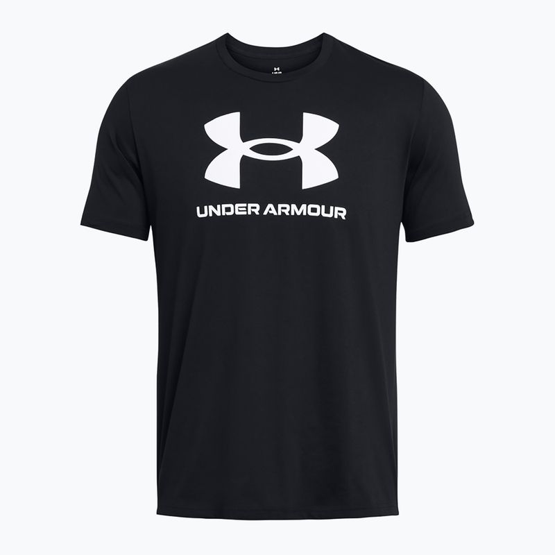 Maglietta Under Armour Sportstyle Logo Update uomo nero/bianco 3