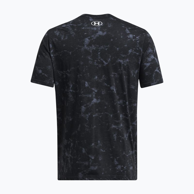 Maglietta da allenamento Under Armour Project Rock Payoff AOP Graphic nero/silt da uomo 4