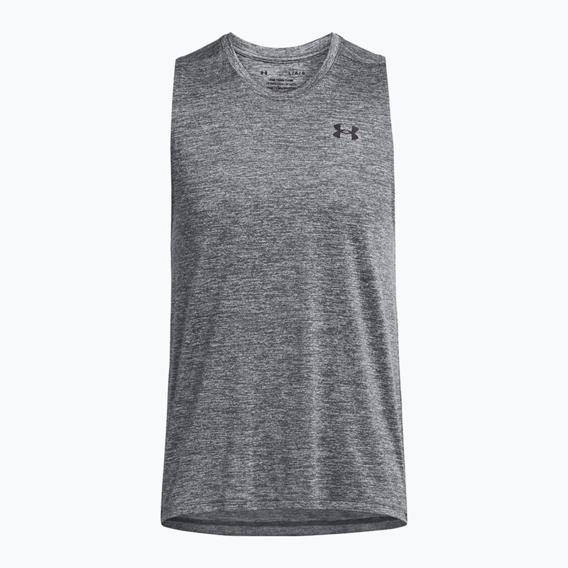 Maglietta da allenamento Under Armour Tech Tank uomo, colore nero/marrone 3