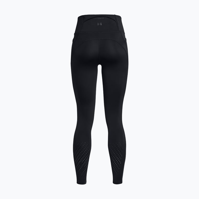 Leggings da corsa Under Armou Launch Elite nero/riflettente per donna 2