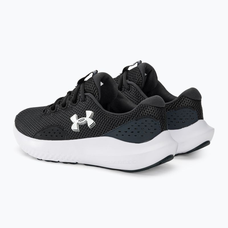 Under Armour Charged Surge 4 nero/antracite/bianco scarpe da corsa da donna 4