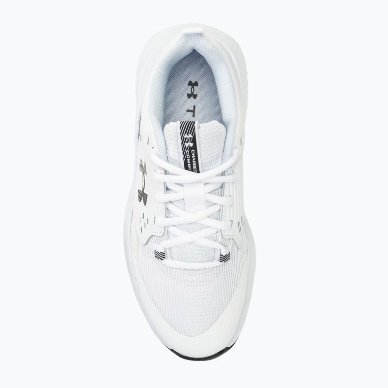 Under Armour Charged Commit TR 4 bianco/grigio resistente/nero scarpe da allenamento da donna 5