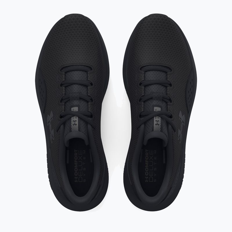 Under Armour Charged Surge 4 scarpe da corsa da donna nero/nero/nero 10