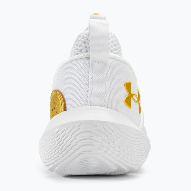 Under Armour Flow Futr X3 scarpe da basket bianco/bianco/oro metallico 6