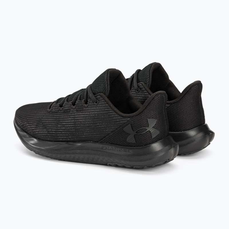 Under Armour Charged Speed Swift scarpe da corsa da uomo nero/nero/nero 3