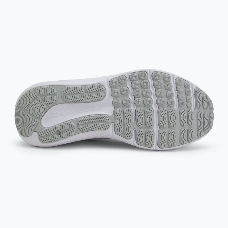 Under Armour Charged Surge 4 bianco/grigio aloide/nero scarpe da corsa da uomo 4