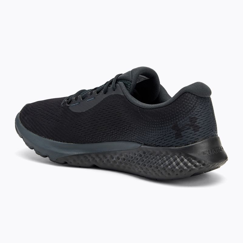 Under Armour Charged Rogue 4 scarpe da corsa nere da uomo 3