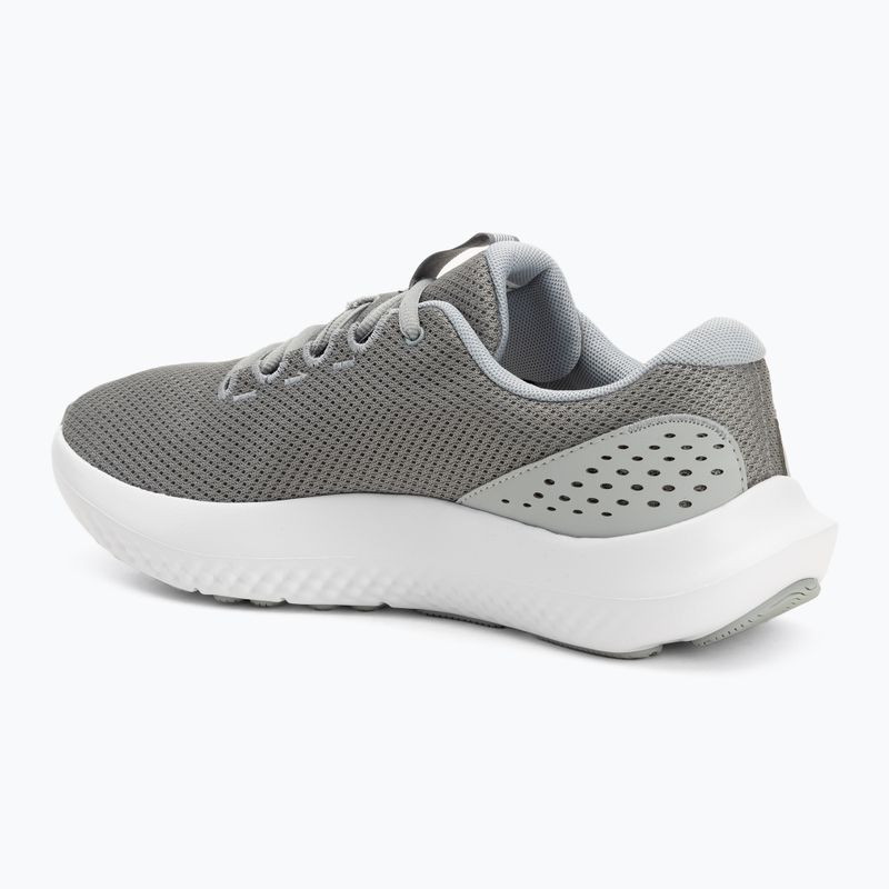 Under Armour Charged Surge 4 acciaio/mod grigio/bianco scarpe da corsa da uomo 3