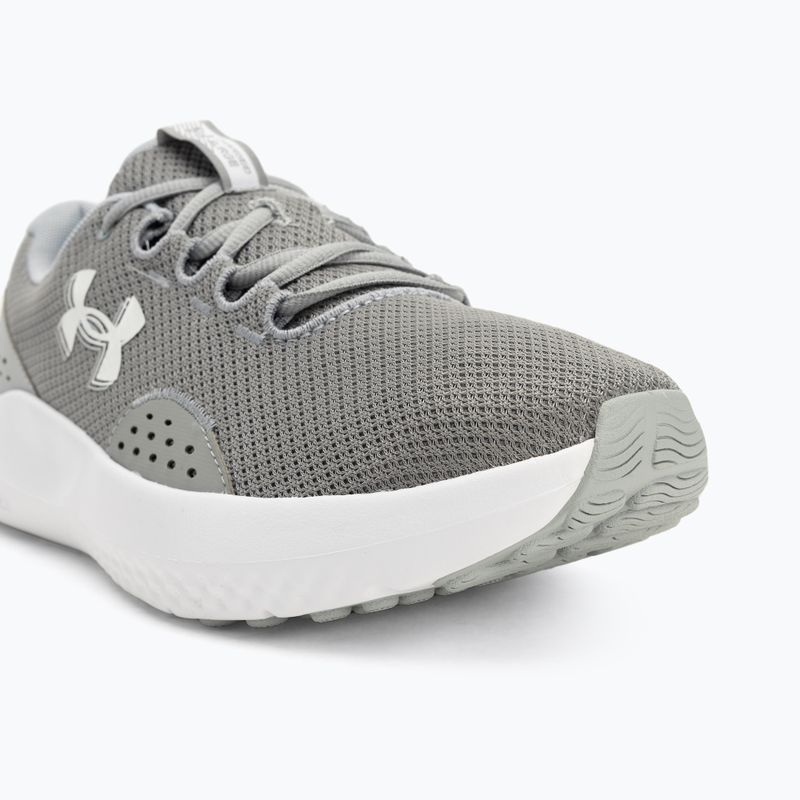 Under Armour Charged Surge 4 acciaio/mod grigio/bianco scarpe da corsa da uomo 7