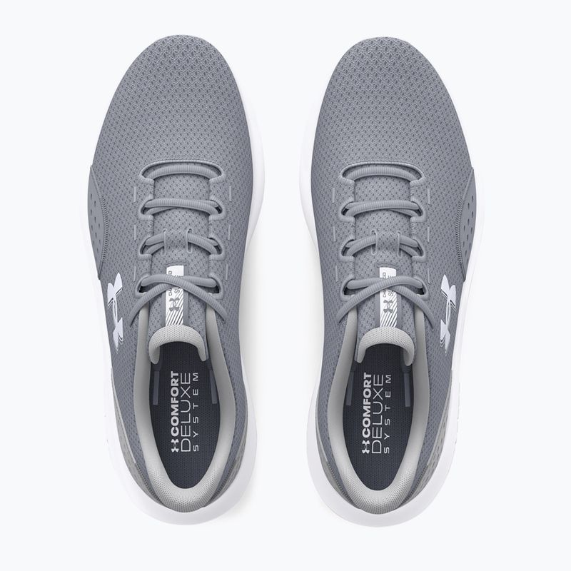 Under Armour Charged Surge 4 acciaio/mod grigio/bianco scarpe da corsa da uomo 3