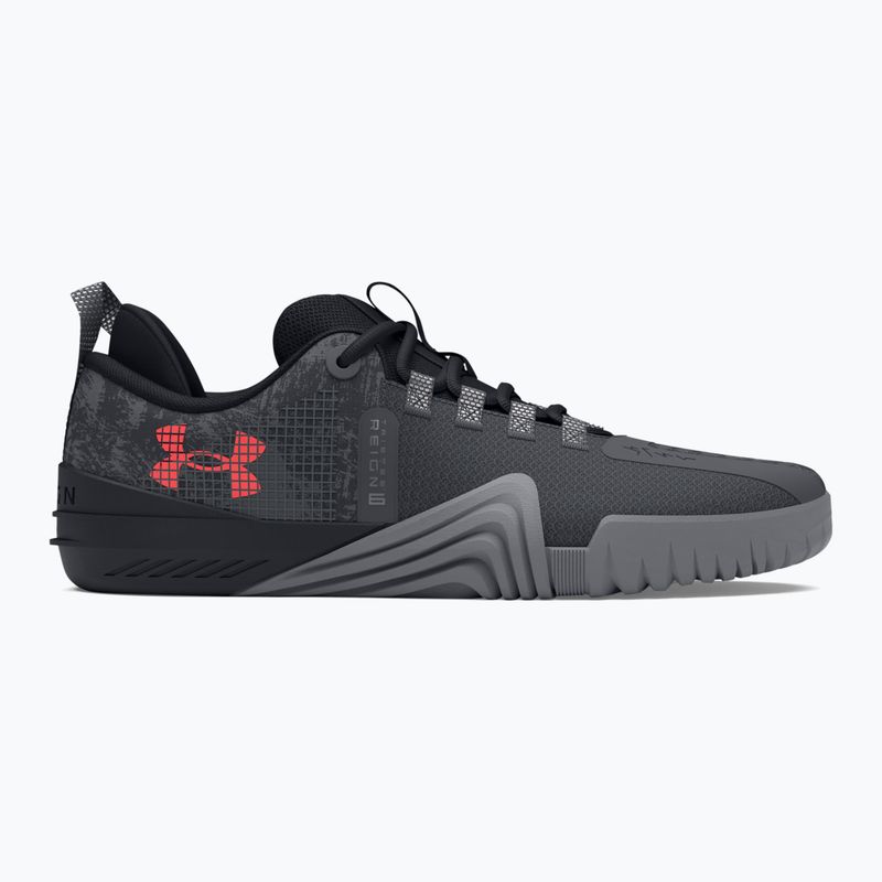 Under Armour scarpe da ginnastica da uomo TriBase Reign 6 gray void/pitch gray/rush red 8