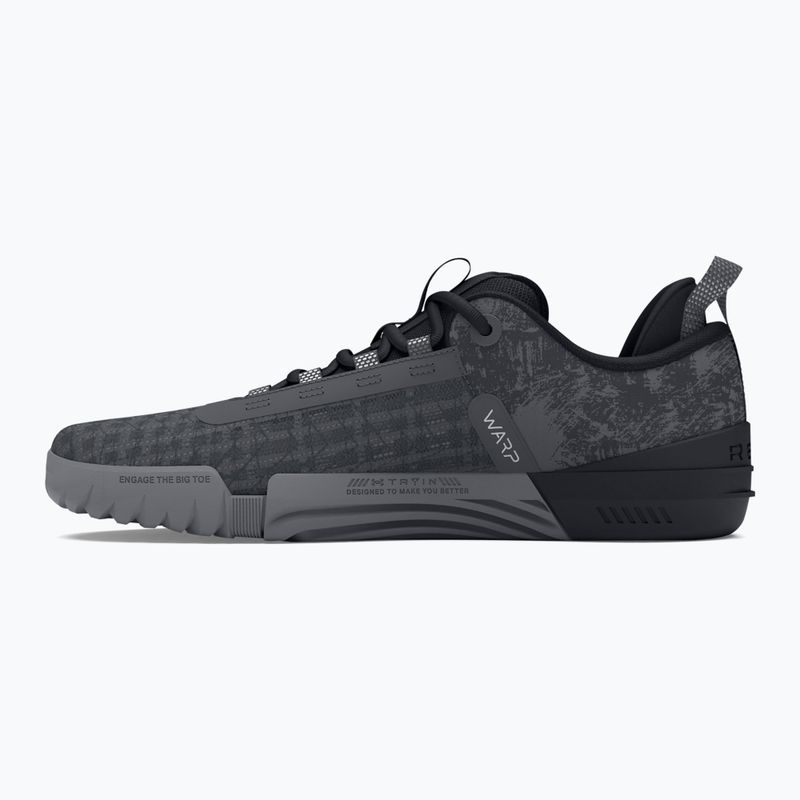 Under Armour scarpe da ginnastica da uomo TriBase Reign 6 gray void/pitch gray/rush red 9