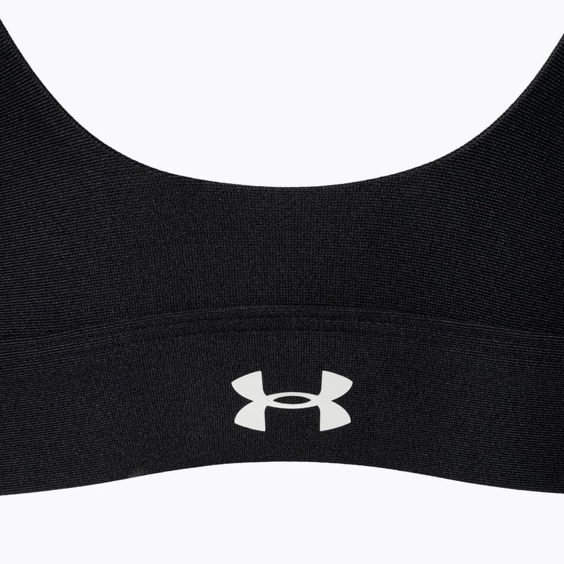 Reggiseno fitness Under Armour Infinity High Zip 2.0 bianco/nero 5