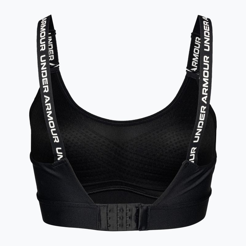 Reggiseno fitness Under Armour Infinity Mid bianco/nero 2