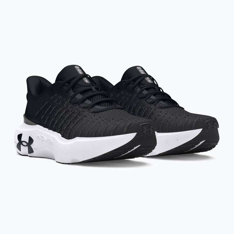 Scarpe da corsa da uomo Under Armour Infinite Elite nere/anthracite/castlerock 8