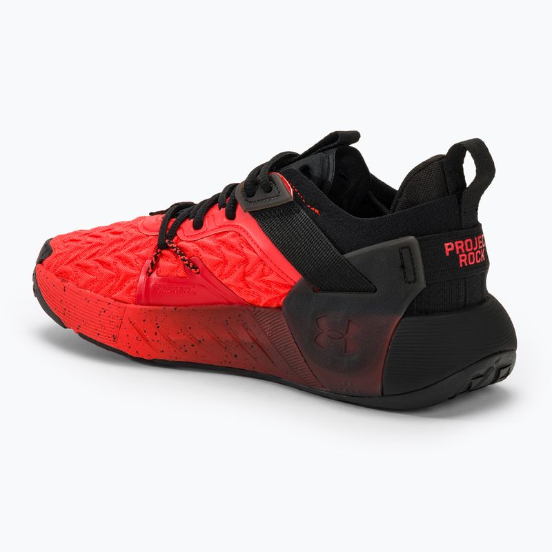 Under Armour Project Rock 6 phoenix fire/nero/phoenix fire scarpe da ginnastica da uomo 3