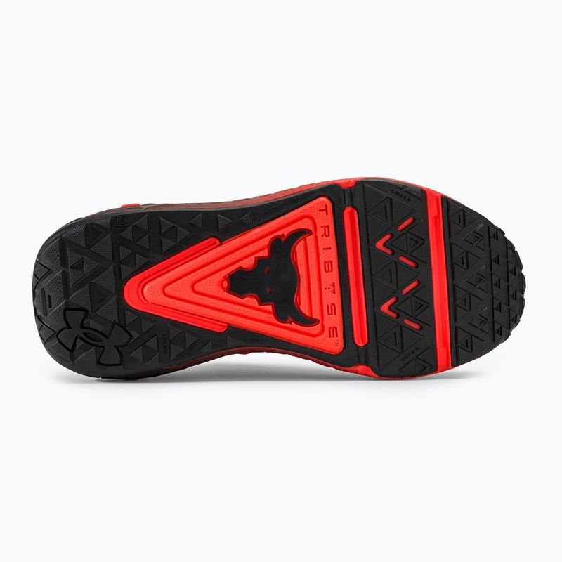 Under Armour Project Rock 6 phoenix fire/nero/phoenix fire scarpe da ginnastica da uomo 4