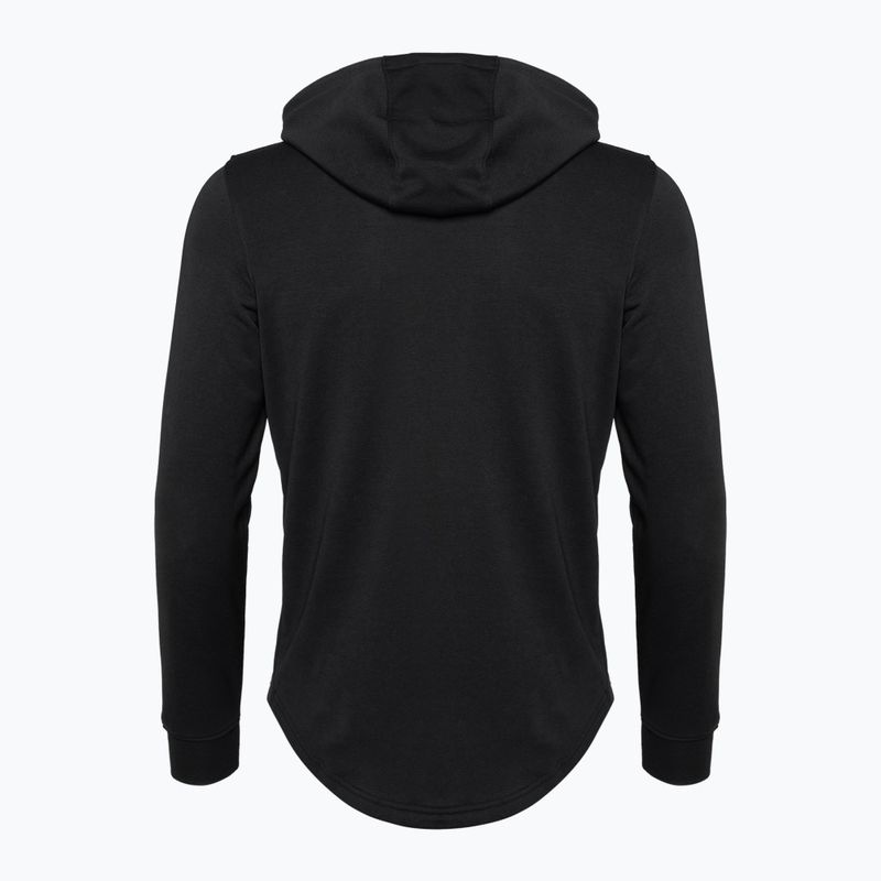 Felpa Under Armour Rival Terry Graphic Hood nero/castano da uomo 2