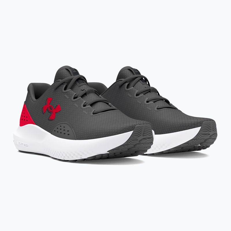 Scarpe da running da uomo Under Armour Charged Surge 4 castlerock/red/red 3