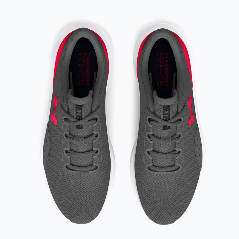 Scarpe da running da uomo Under Armour Charged Surge 4 castlerock/red/red 5