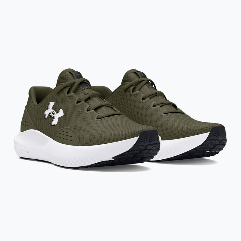 Scarpe da running da uomo Under Armour Charged Surge 4 marine green/marine green/white 3