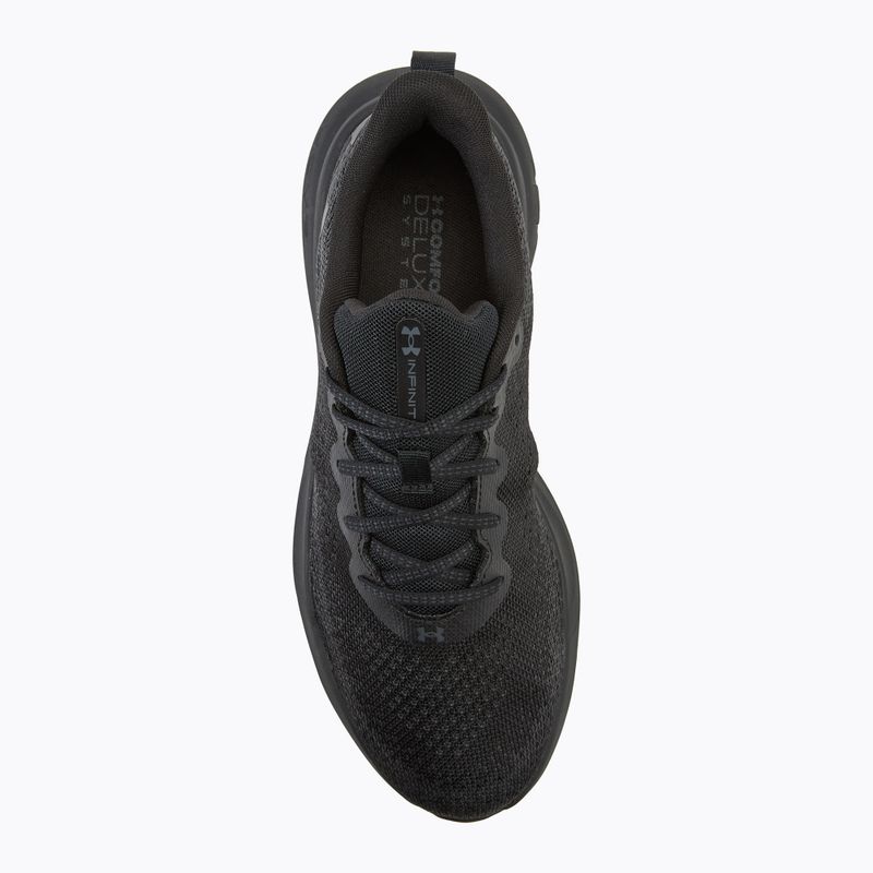 Under Armour Infinite nero/nero/nero scarpe da corsa da uomo 5