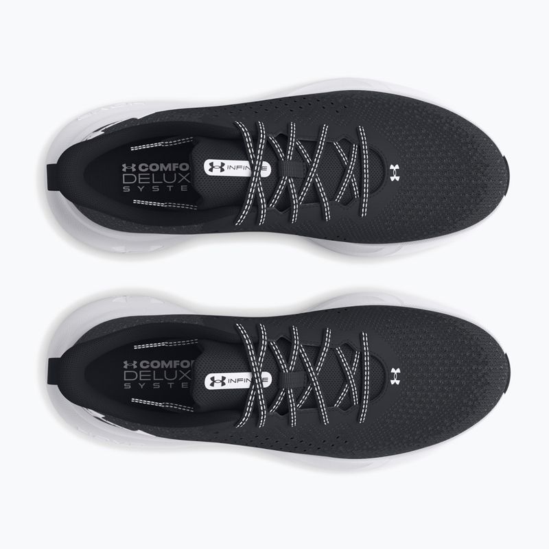 Under Armour Infinite scarpe da corsa da donna nero/nero/bianco 11
