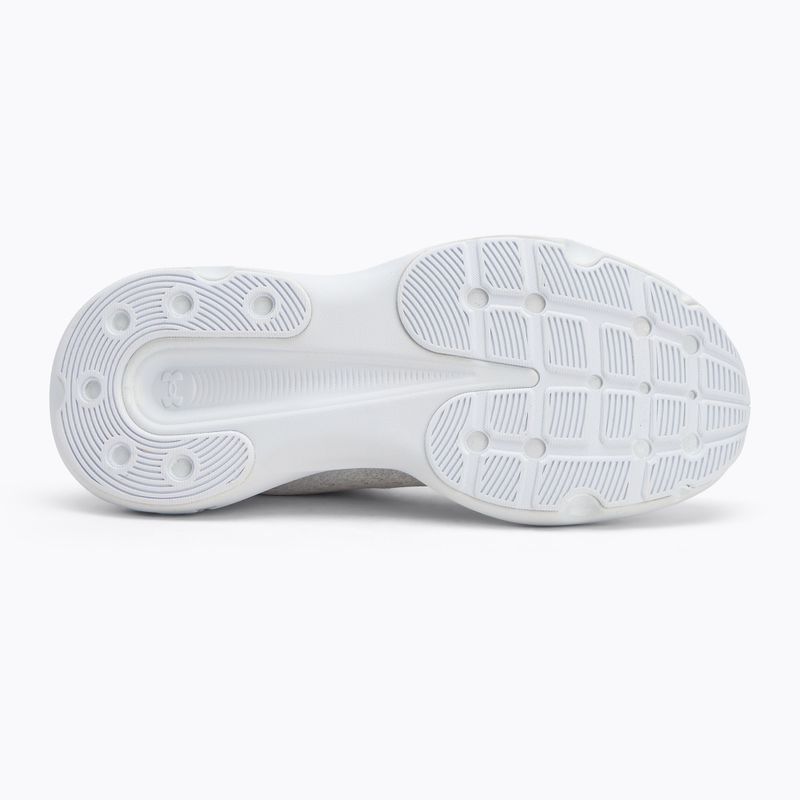Scarpe da corsa Under Armour Infinite bianco/bianco/argento metallico da donna 4
