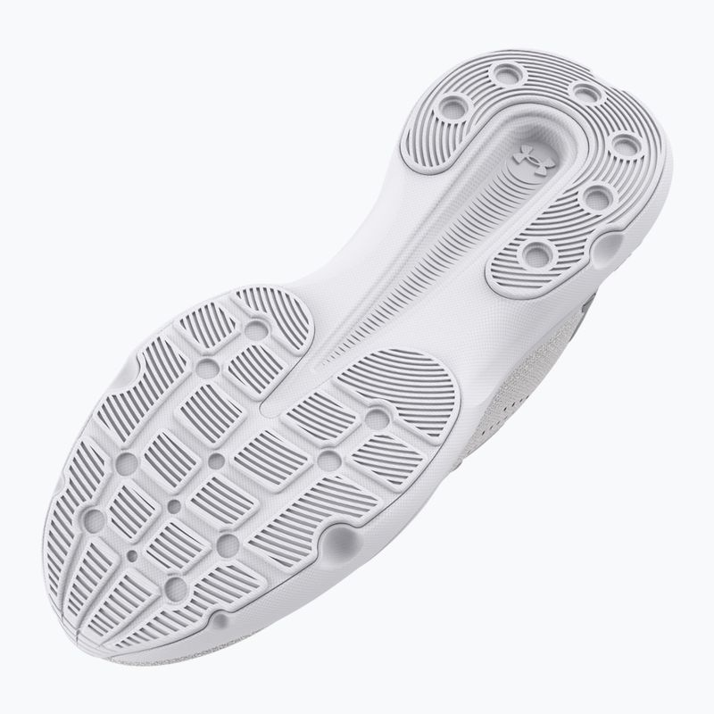 Scarpe da corsa Under Armour Infinite bianco/bianco/argento metallico da donna 12