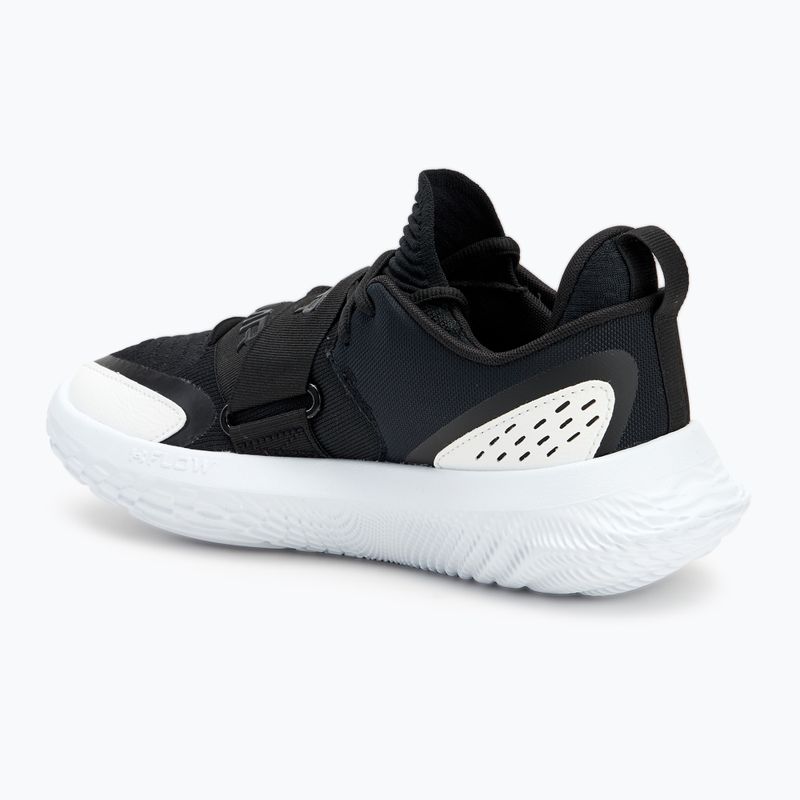 Under Armour Flow Futr X 4 nero/bianco/nero scarpe da basket 3