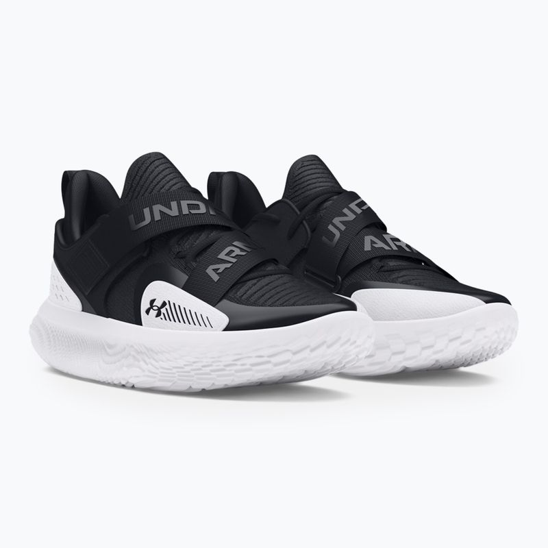 Under Armour Flow Futr X 4 nero/bianco/nero scarpe da basket 3