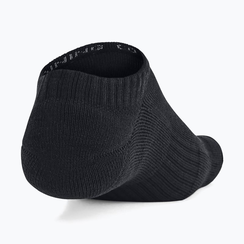 Calzini Under Armour Training Cotton No Show 3 paia nero/nero/bianco 8