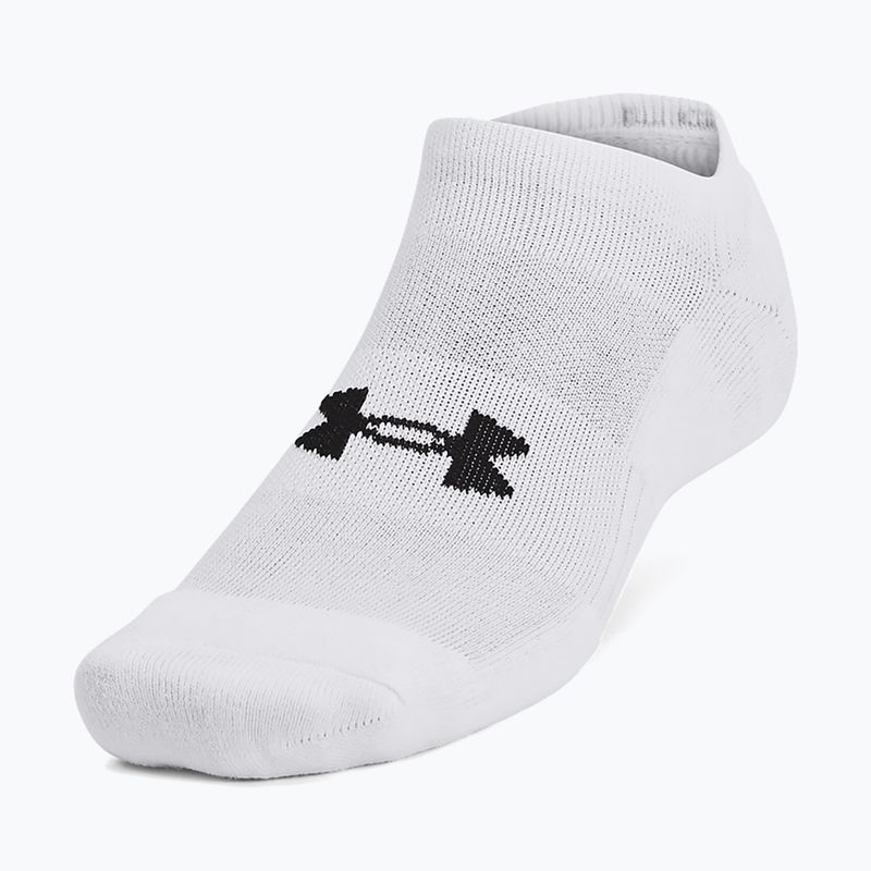 Calzini Under Armour Training Cotton No Show 3 paia bianco/bianco/nero 5
