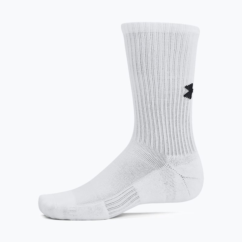 Calze Under Armour Training Cotton Crew 3 paia white/white/black 3