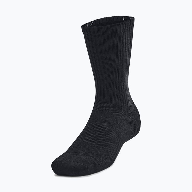 Calzini Under Armour Training Cotton Crew 3 paia black/black/white 2