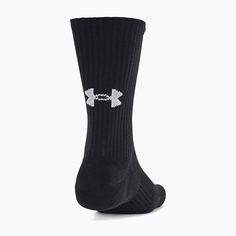 Calzini Under Armour Training Cotton Crew 3 paia black/black/white 4