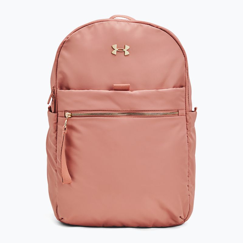 Zaino Under Armour Studio Campus BP da donna rosa canyon / oro metallizzato