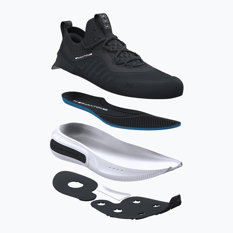 Scarpe da donna Under Armour Phantom 4 nero/antracite/bianco 8