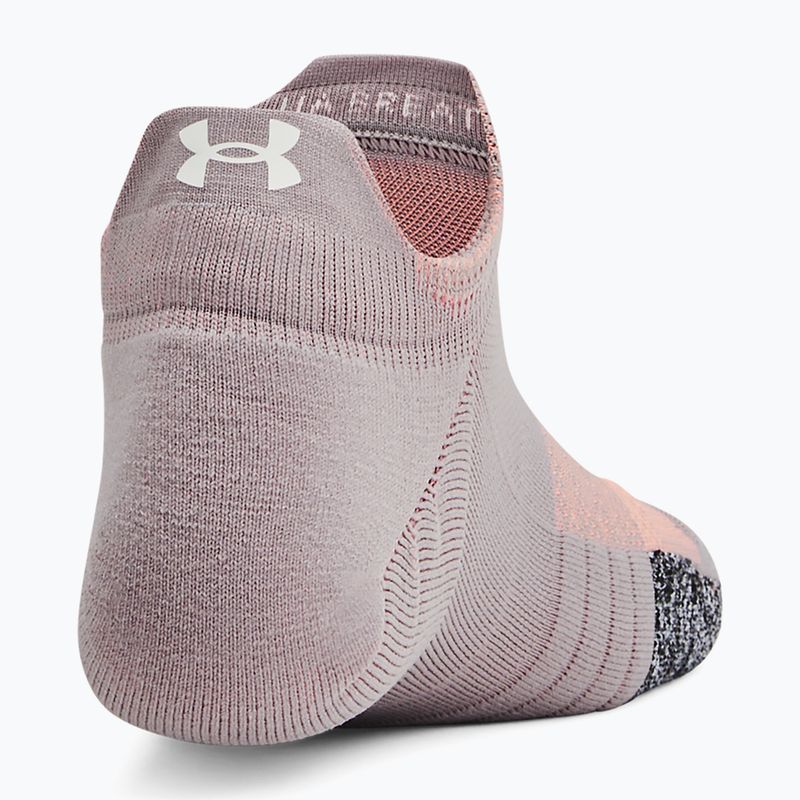 Calze da allenamento Under Armour da donna Breathe NS Tab 3 Pack tetra grigio/grigio/bianco 3