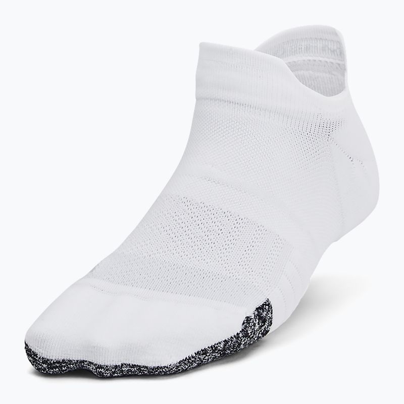 Calze da allenamento Under Armour da donna Breathe NS Tab 3 Pack bianco/bianco/grigio alo. 2