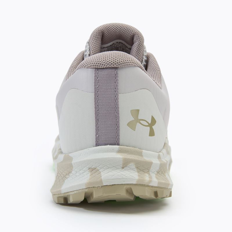 Under Armour Charged Bandit Trail 3 scarpe da corsa da donna materia grigia/argilla bianca/aero arancione 6